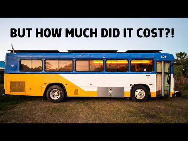 How Much Did it Cost to Build this 34 Foot All Electric (no Propane) Bus Conversion?