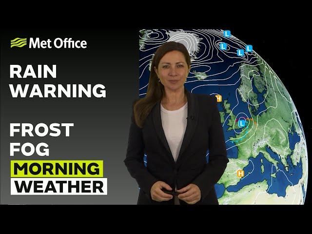 27/11/24 – Freezing fog for some – Morning Weather Forecast UK – Met Office Weather