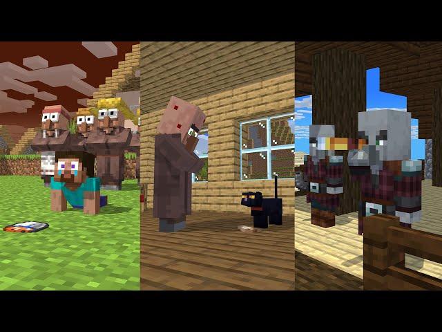 Herobrine and Witch Past Lives - A Minecraft Animation