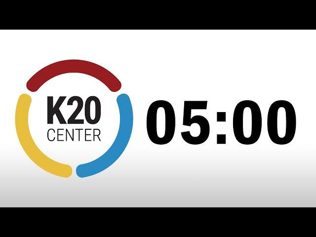 K20 Center 5 minute timer
