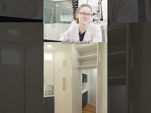 Hidden pantry cabinets are such a nice touch  #interiordesign #kitchenremodel  #renovationnation