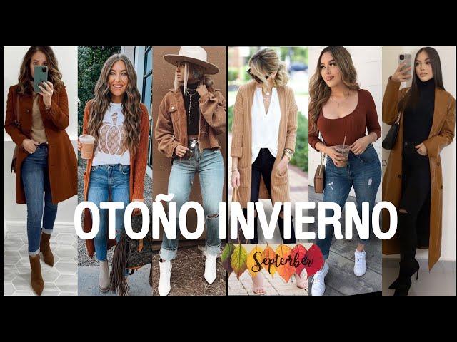 OTOÑO 2024 MUJER Outfits / TENDENCIAS EN OUTFITS PARA OTOÑO INVIERNO 2024 COMBINACIONES PARA OTOÑO