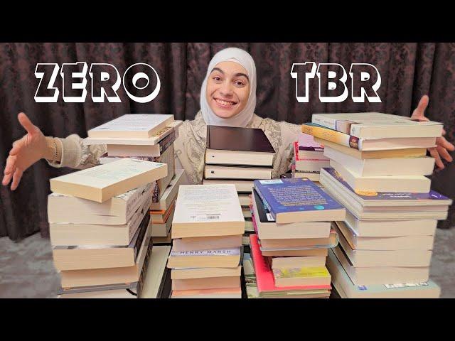 Can I Read my Entire Physical TBR in One Year?  ZERO TBR CHALLENGE