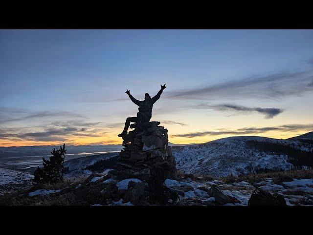 Montana elk hunting! (Byron's first elk) kill shot!