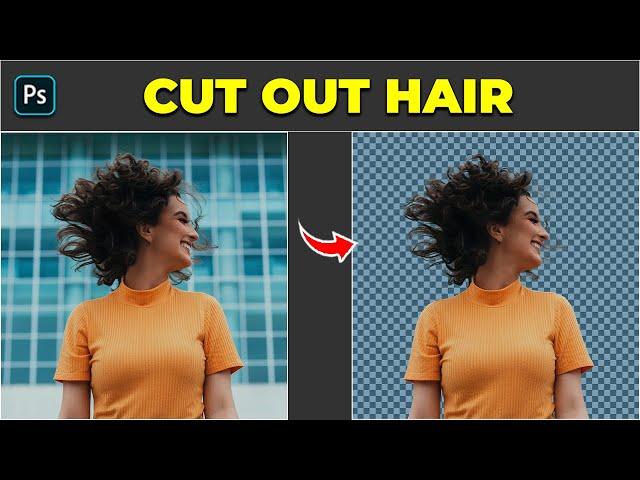 How to Select Hair and Change Background - Photoshop Tutorial