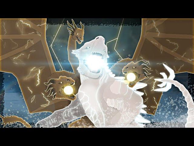 Shimo VS King Ghidorah | Monsterverse | Animation