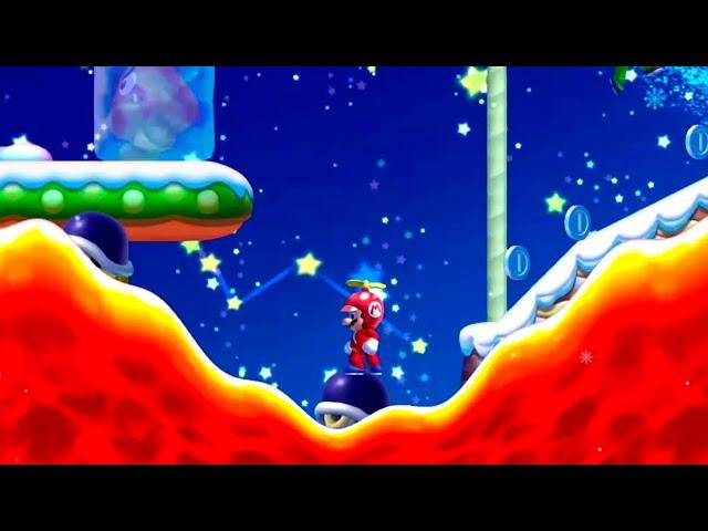 FROZEN! New Super Mario Bros U 2 Player World 1