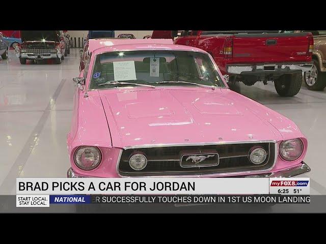 Brad Jones picks out a fast, fun car for Jordan Brown!