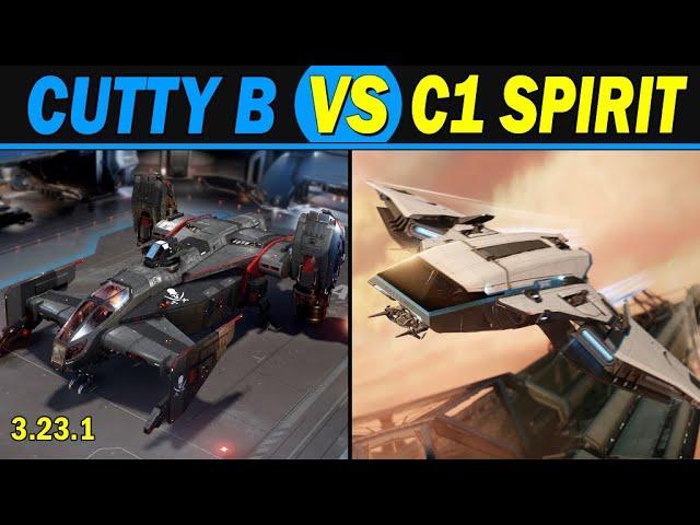 Star Citizen: Cutlass Black VS Spirit C1 - Medium sized multi role ships