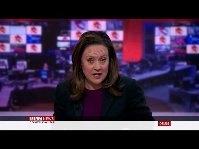 Lower Third Glitch - BBC News Channel - 0550BST - weekday