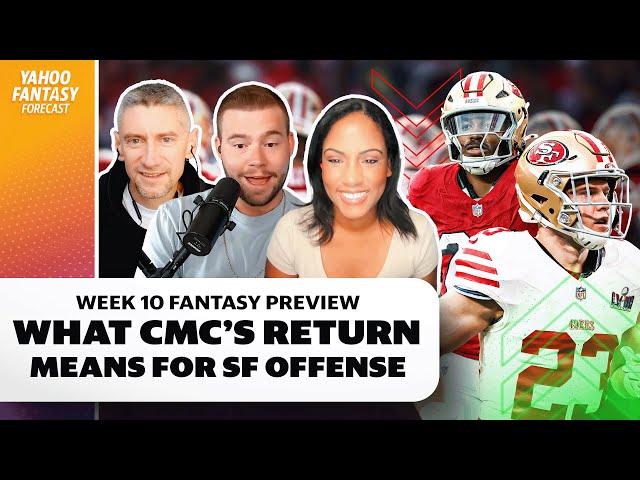 Week 10 preview: CMC's return and Jayden Daniels latest test | Yahoo Fantasy Forecast