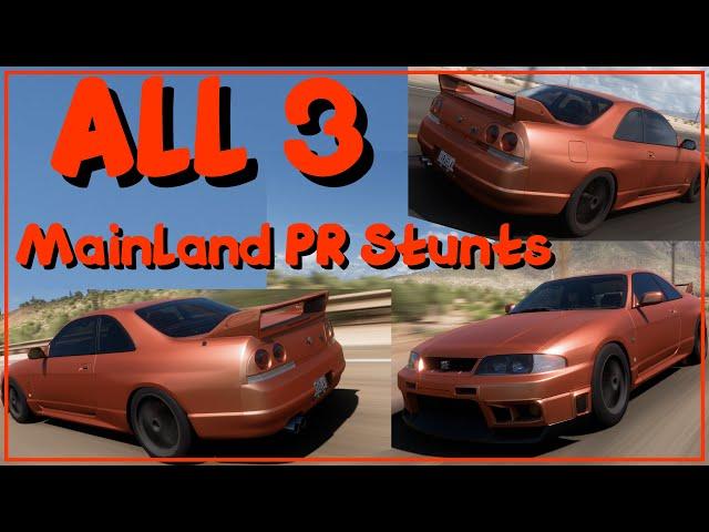 All 3 Mainland PR Stunts | Tune & Guide | Series 36 'Horizon Cars & Coffee' Summer | Forza Horizon 5