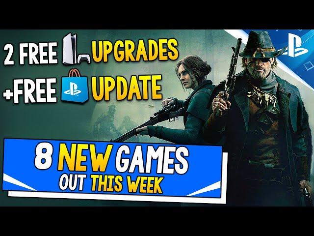 8 NEW PS4/PS5 Games Out THIS WEEK! 2 NEW FREE Upgrades, New Free Update + More New PlayStation Games