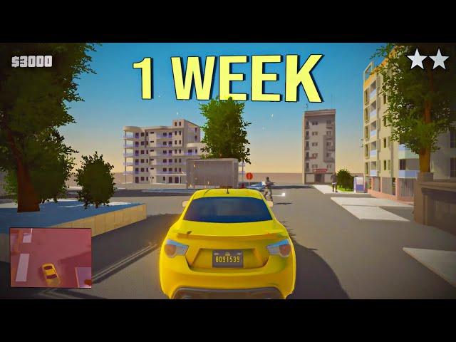 I Made a Grand Theft Auto Game in 1 Week