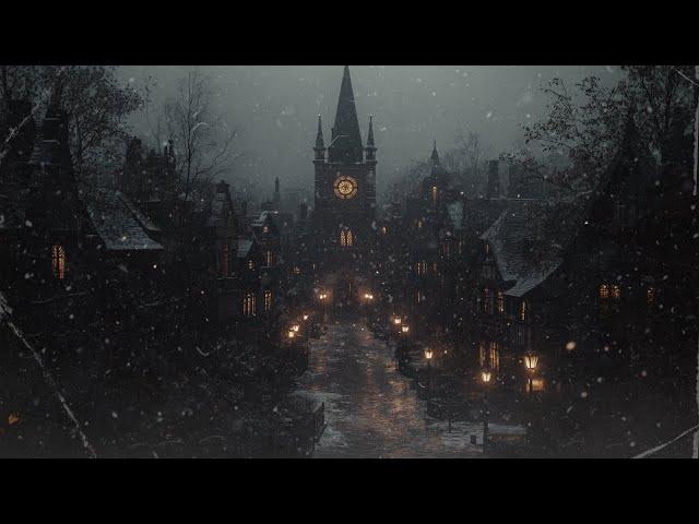 𝔐𝔦𝔡𝔫𝔦𝔤𝔥𝔱 𝔚𝔥𝔦𝔰𝔭𝔢𝔯𝔰 ~ Snowstorm Echoes in a Forgotten Village Beneath the Clocktower