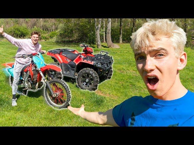 I CHALLENGED MY BROTHER!! (DIRTBIKE RACE)