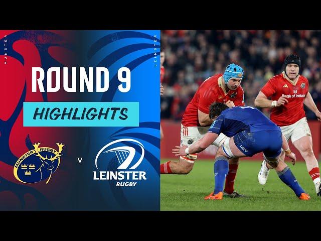 Munster v Leinster | Highlights | Round 9 | URC 2024/25