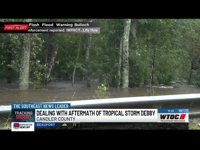 Flooding from Tropical Storm Debby continues to cause concern in Candler County