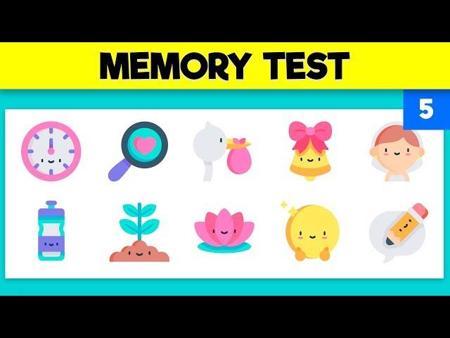 VISUAL MEMORY TEST | Train your visual memory - Video 5