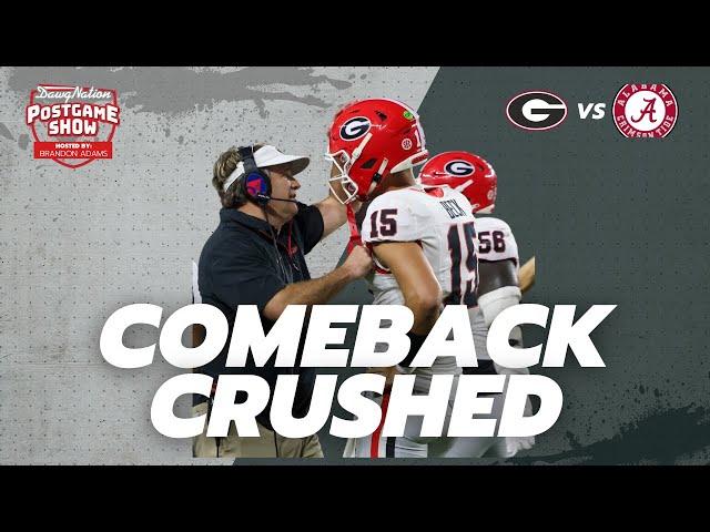 Let's talk about UGA's comeback attempt falling short vs Alabama | DawgNation Postgame