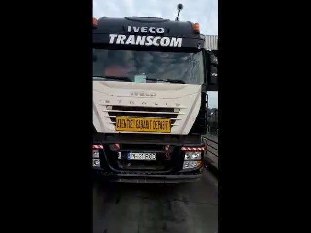 Accident camion statie de taxare Fetești