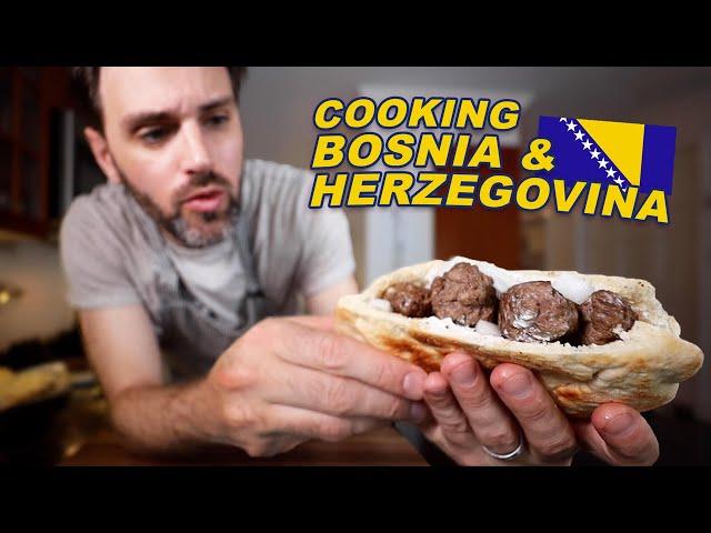 COOKING BOSNIA & HERZEGOVINA: Ćevapi & Somun 