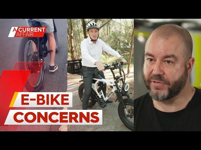 The popular new type of e-bike putting riders and pedestrians in danger | A Current Affair