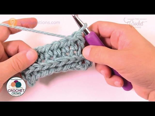 Left Hand: What is Half Double Crochet in Horizontal Front Bar?