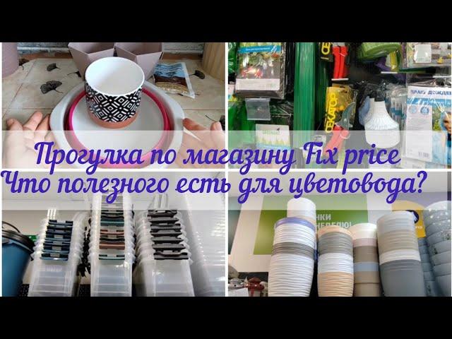 Прогулка по магазину Fix price. Что есть полезного для цветовода и не только.