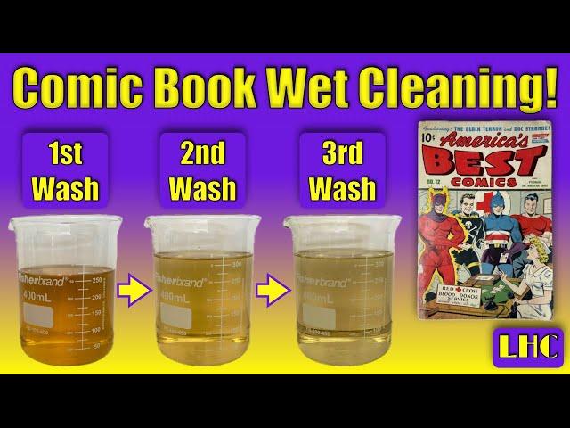 The BEST Method for Wet Cleaning Comic Books?