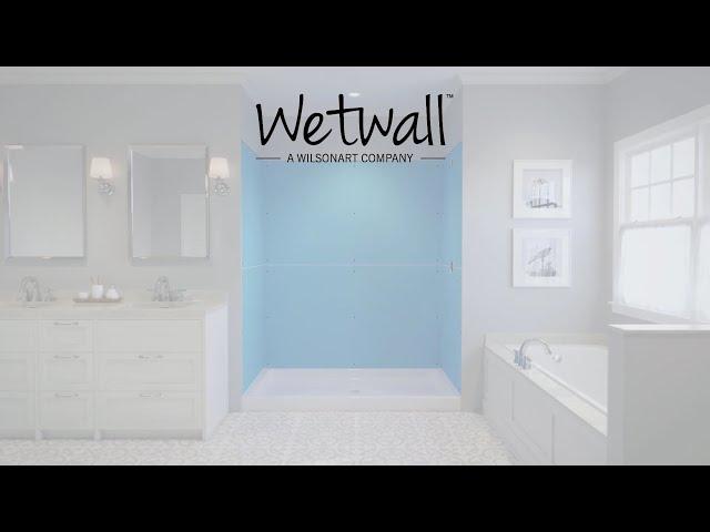 Wetwall™ The Ultimate Water-Proof Surface - Installation Video