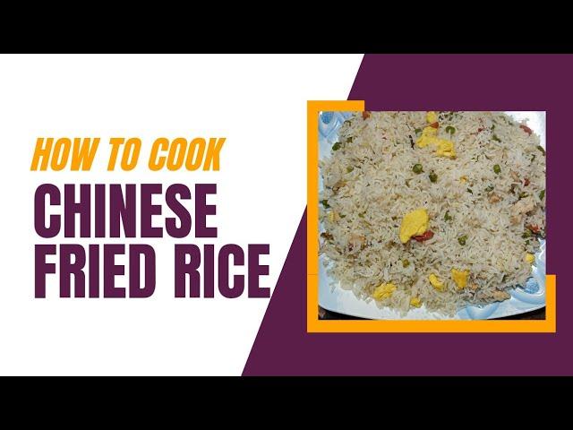 Chinese fried rice by cooking with Arshia.. chicken vegetable rice...