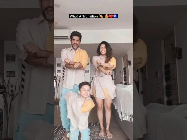 Going With The Trend What A Transition ️Nirvair Rai #suyyashrai #kishwermerchant #shorts #family