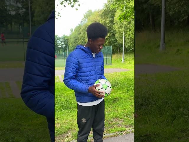 POV: Me when a random ball gets passed to me️ #footballshorts #football