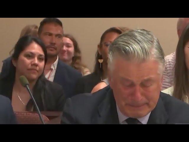 Alec Baldwin weeps when judge announces ‘Rust’ manslaughter case dismissed mid-trial