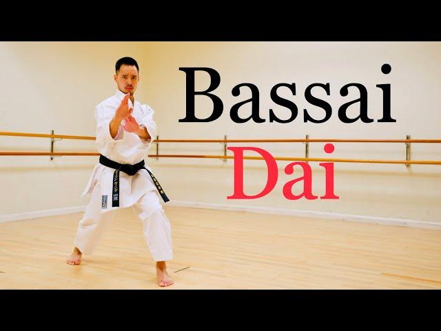 Kata Bassai Dai Full Tutorial