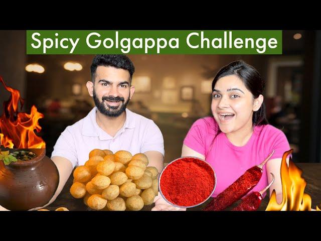 Spicy Golgappa Challenge|| Meenakshi chaudhary