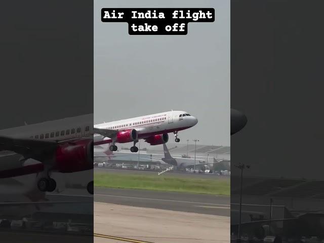 Air India Flight Take off #short #shortsfeed #shortvideo #travel#airindia #trending