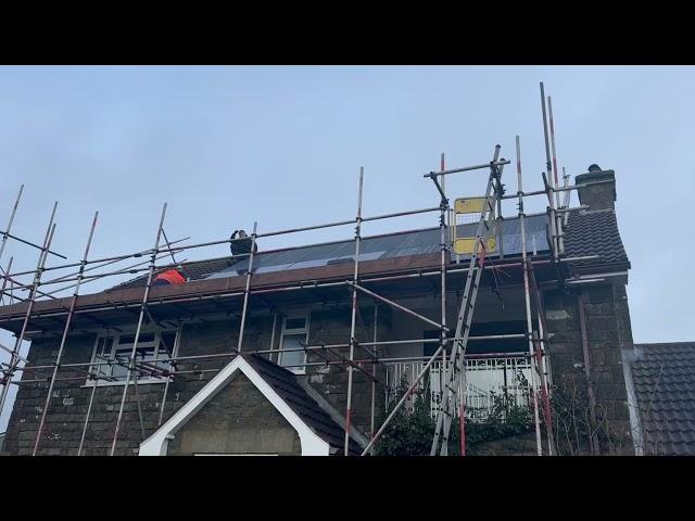 Full solar PV & Battery storage install | Solax Inverter | GivEnergy AIO | Roof work included