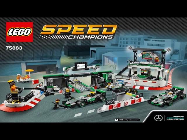 LEGO Speed Champions 2017 MERCEDES AMG PETRONAS FORMULA ONE TEAM 75883