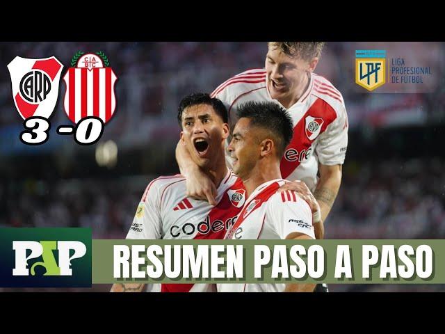 Paso a Paso: resumen River 3 - Barracas central 0  |  LPF