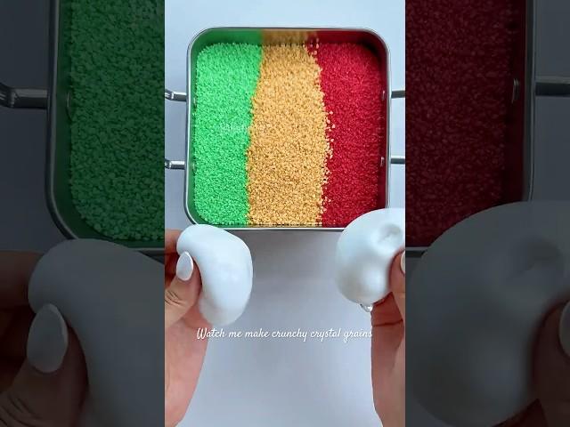 Filling My Stressball with Colorful Sand – Crunchy ASMR Play | Only at JoliSlime.com