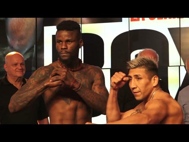 Wilfred Seyi vs David Benitez Official Weigh In
