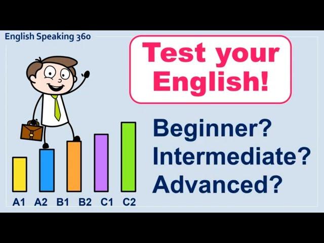 What's your ENGLISH LEVEL?  Take this TEST!  A1-A2 Beginner / B1-B2 Intermediate / C1-C2 Advanced