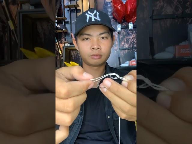 Cách Buộc Lưỡi Câu Đơn Nhanh Nhất Thế Giới.