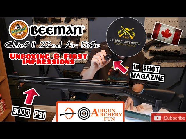 Beeman Chief II + 3000 PSI budget PCP air rifle // Unboxing & First impressions [AirgunArcheryFun]