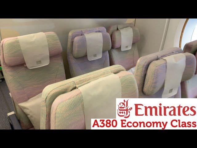 Emirates A380 Economy Class (4K)