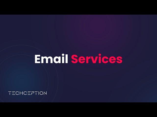 In this video, we are going to look at the "Email Services" tab within your settings area.