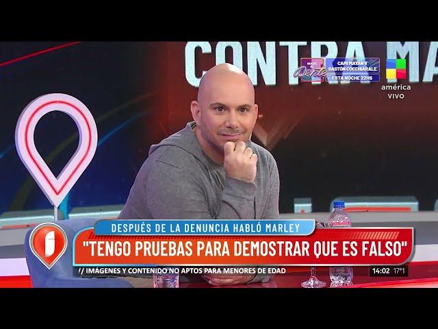 La reacción de Adrián Molina en Intrusos al escuchar el descargo de Marley tras la grave denuncia