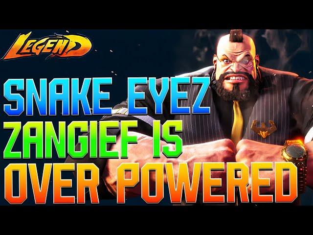 Street Fighter 6  Snake Eyez Zangief Is OP